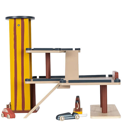 Konges Sløjd Leikfang - Viður - Garage - Multi