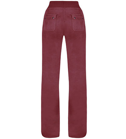 Juicy Couture Velvet Trousers - Set Ray - Tawny Port