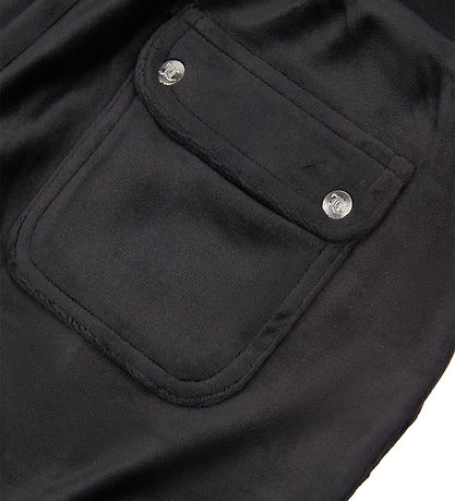 Juicy Couture Velvet Trousers - Layla Pocket - Black