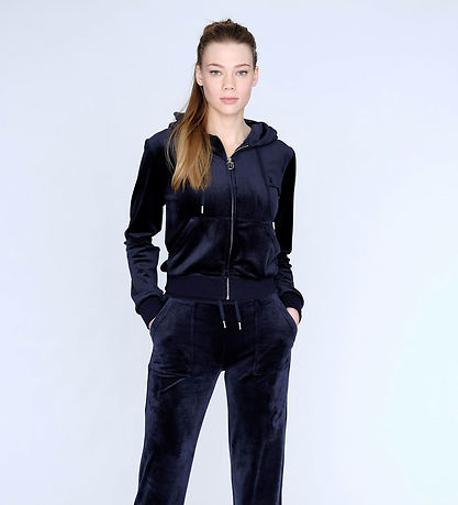 Juicy Couture Cardigan velúr - Halan Oversized - Night Sky