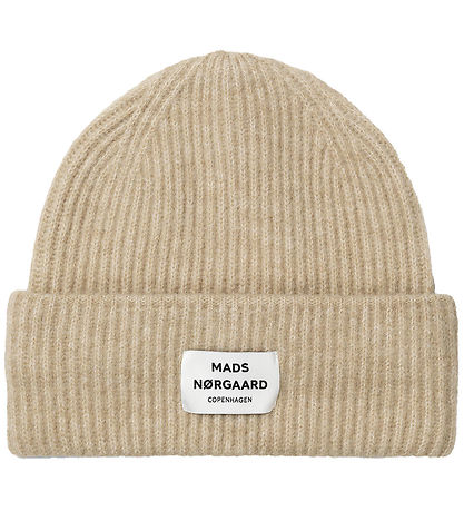 Mads Nørgaard Beanie - Wool - Tosca Anju - Cream Brulee