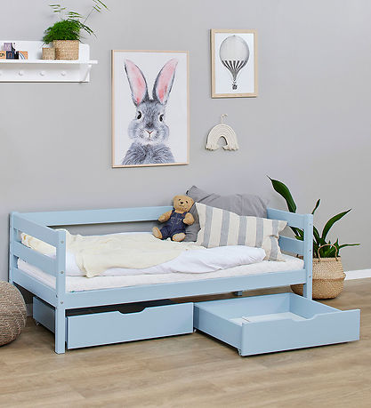 Hoppekids Drawers w. Wheels - 2 pcs - 70x160 cm - Dream Blue