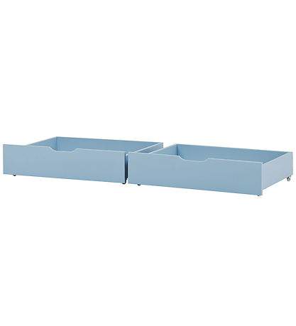 Hoppekids Drawers w. Wheels - 2 pcs - 70x160 cm - Dream Blue