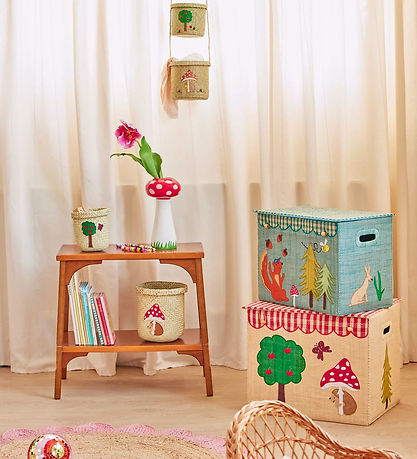 Rice Aufbewahrungskorb - Raffia - XL - Happy Forest Thema