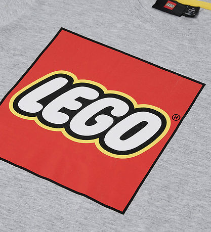 LEGO® Wear T-shirt - LWTano 631 - Grey Melange w. Logo