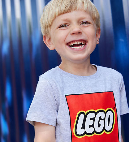 LEGO® Wear T-shirt - LWTano 631 - Grey Melange w. Logo