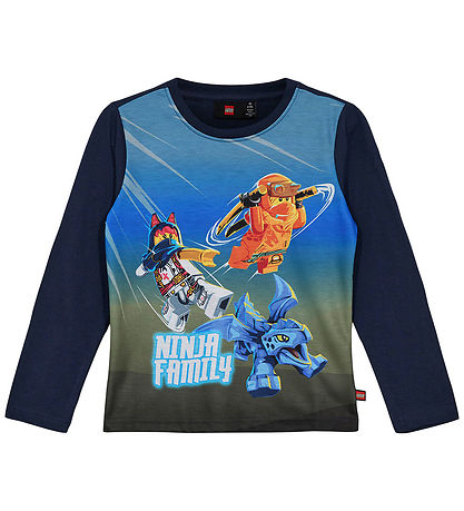 LEGO® Ninjago Bluse - LWTano 618 - Dark Navy m. Print