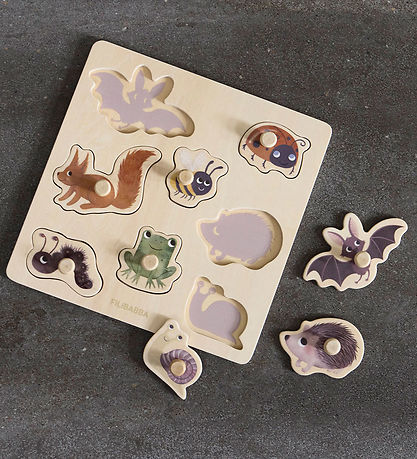 Filibabba Jigsaw Puzzle - Tree - 8 Bricks - Animals of the fores