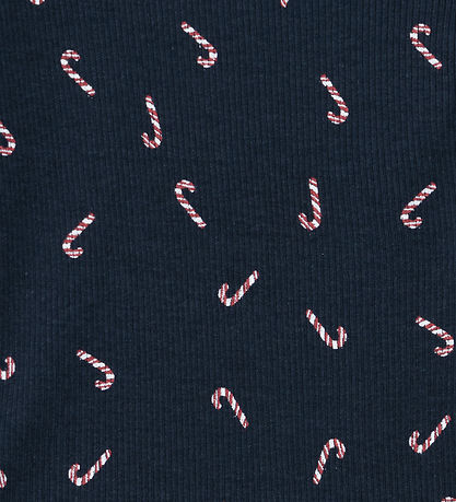 Name It Samfella L/æ - Rib - NbnDab - Dark Sapphire M. jólastang