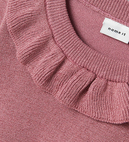Name It Kjóll - NmfRiglitter - Mauve Orchid