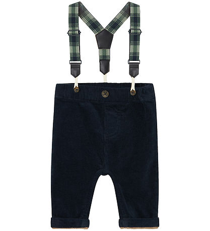 Name It Bukser m. Seler - NbmBen - Dark Sapphire
