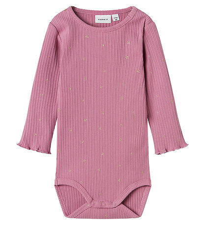 Name It Bodysuit L/Æ - NbfRoyanna - Mauve Orchid