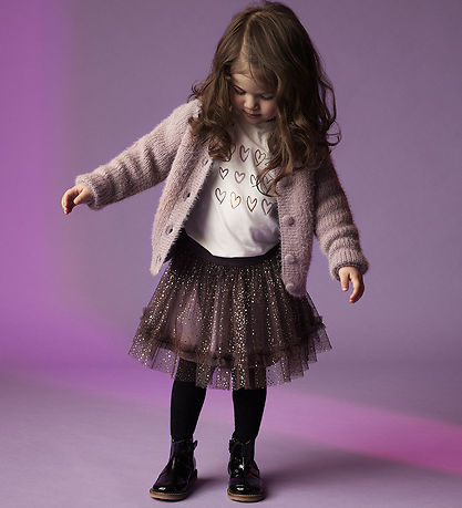 Creamie Skirt - Sea Fog w. Glitter