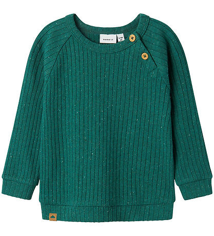 Name It Bluse - Rib - NbmKino - Antik Green