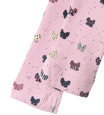Name It Leggings - Rib - NbfRibow - Corsage M. Bows