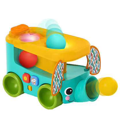 Bright Starts Activity Toy Pop Roll Safari Bus KW US