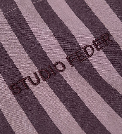 Studio Feder Shopper - Hanna - Canvas - 40x45 cm - Lavender Stri