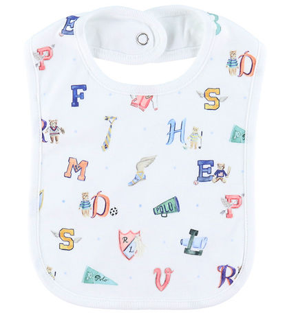 Polo Ralph Lauren Lätzchen - Weiß m. Print