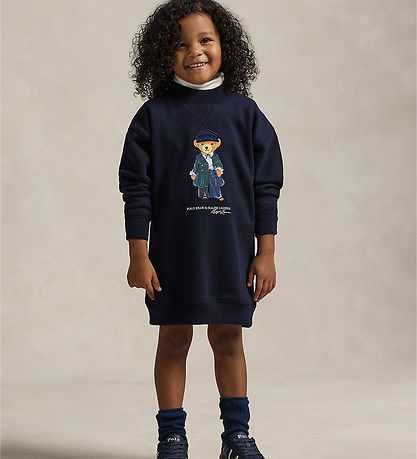 Polo Ralph Lauren Joggingkjóll - Dökkblátt M. Bangsi