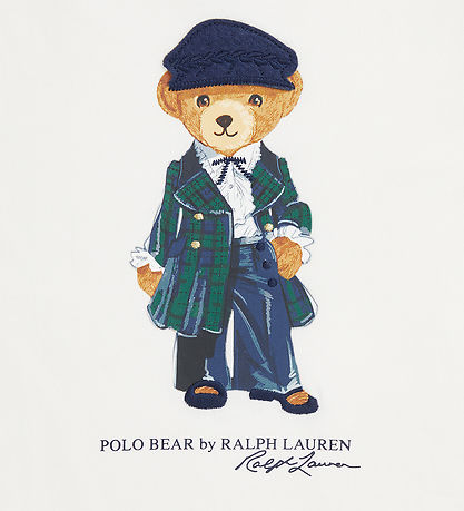 Polo Ralph Lauren Blouse - White w. Soft Toy