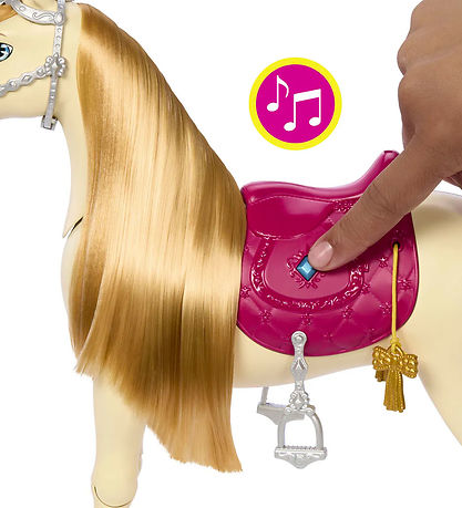 Barbie Pferd m. Sound - 30 cm - Tolles Verfolgungsspiel Horse