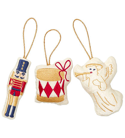 Cam Cam Christmas Decorations-Set - 3 pcs - Nutcracker