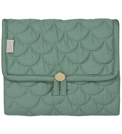 Cam Cam Ferða-skiptidýna - Quiltet - 70x44 cm - Ivy Green