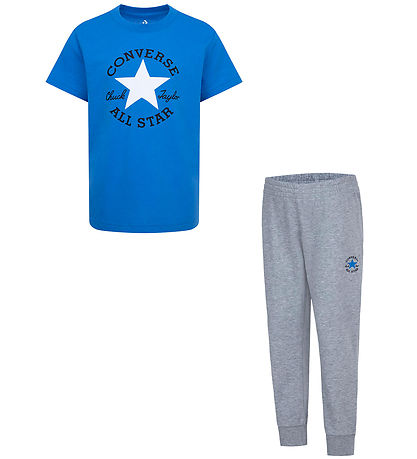 Converse Stuttermabolur/Joggingbuxur - Krufin - Dark Grey Heathe
