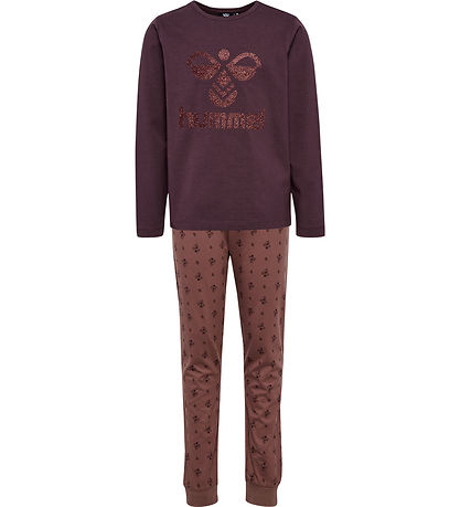 Hummel Pyjama Set - hmlCarolina - Raisin