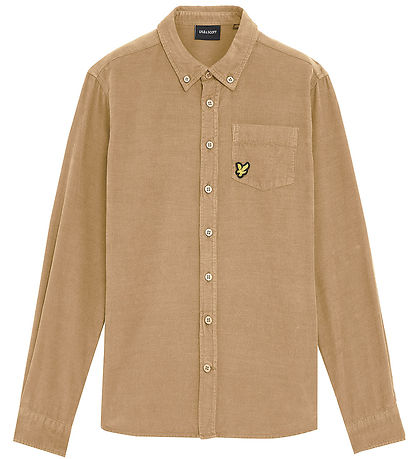 Lyle & Scott Shirt - Corduroy - Needle Cord - Sand Storm