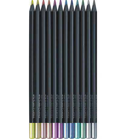 Faber-Castell Trélitir - 12 Stk. - Málmlitað