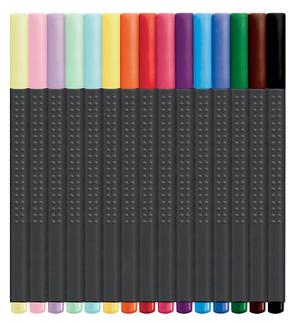 Faber-Castell Filzstifte - Grip Feiner Stift - 15 st. - Multi/Pa