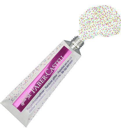 Faber-Castell Glitter Tubers - 2 pcs - Rainbow