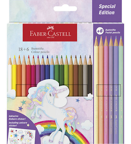 Faber-Castell Trélitir - 24 Stk. Unicorn Pastel