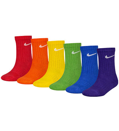 Nike Socks - Cushioned - Dri-Fit - 6-Pack - Multi