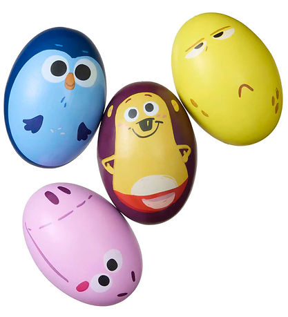 DR Rattle egg - 4-Pack - Brush