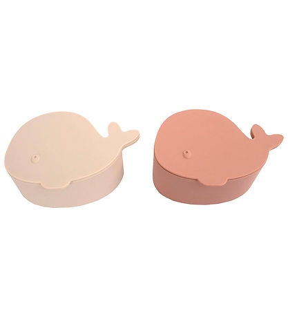 Filibabba Snackboxen - Silikon - Der Wal Christian - 2er-Pack - 