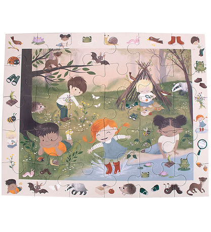 Filibabba Observation Puzzle - 30 Bricks - On Fairy Tale I Fores