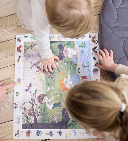 Filibabba Observation Puzzle - 30 Bricks - On Fairy Tale I Fores