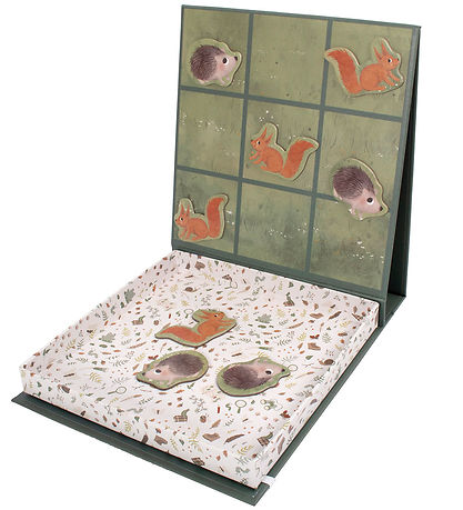 Filibabba Magnetic Game - Three in a row - Animals of the forest