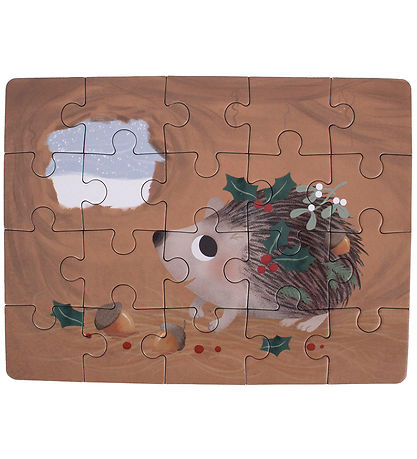 Filibabba Jigsaw Puzzle-Set - 4x20 Bricks - Wonderful Winterland