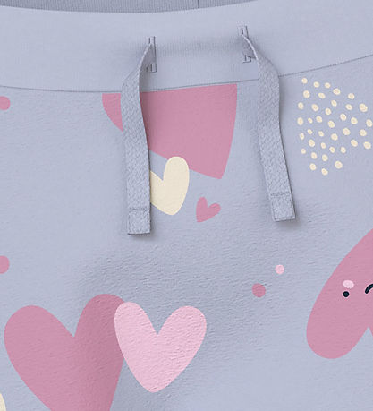 Name It Broek - NbfVandora - IJslands Blue/Hearts