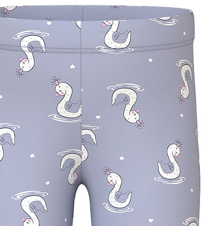 Leggings Name It - NmfDavina - Islandais Blue/Cygnes