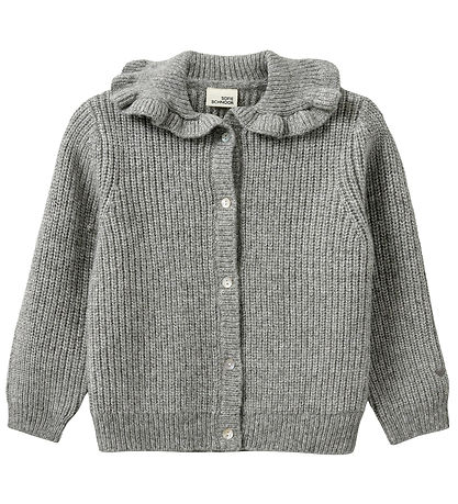 Sofie Schnoor Cardigan - Knitted - Wool - Grey Melange