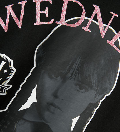 Name It Kapuzenpullover - NkfAda Wednesday - Schwarz