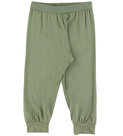Joha Pyjama Set - 2 Parts - Bamboo - Off White w. Print
