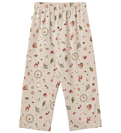 Wheat Pyjama Set - 2 Parts - Mila - Offwhite Holiday