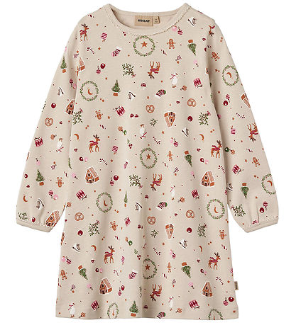Wheat Nightdress - Elinor - Offwhite Holiday