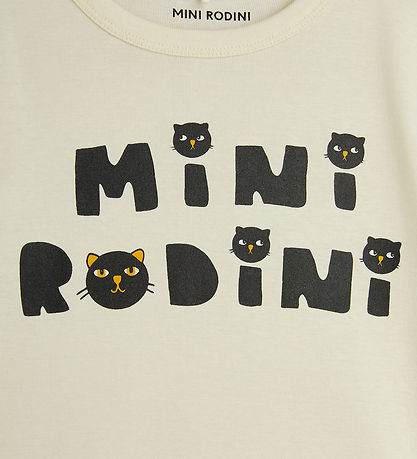 Mini Rodini Kettir Barn Sett - Offwhite