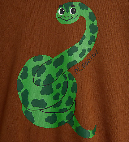 Mini Rodini Sweatshirt - Snake Up - Brown